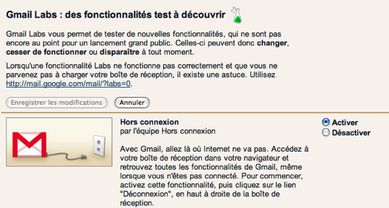 gmail labs GMail Labs: un an et plus de 50 nouvelles fonctionnalités