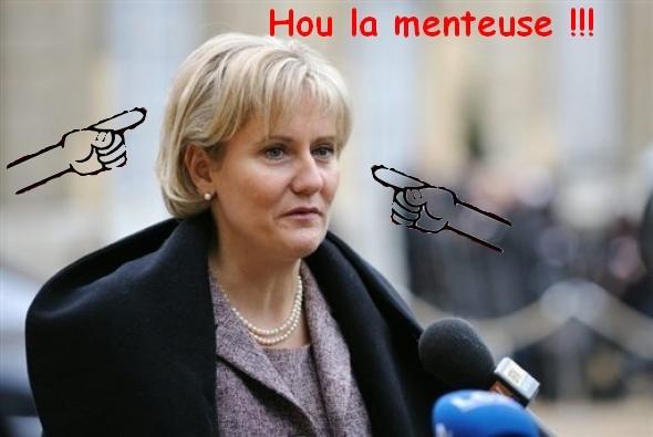 Attention, traîter Nadine Morano de menteuse, vous conduira au poste..