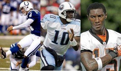 Les Miettes du Samedi: Adam Vinatieri, Vince Young, Chris Henry et plus...