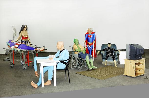 GILLES BARBIER : L'hospice ( Les super héros ont 70 ans )