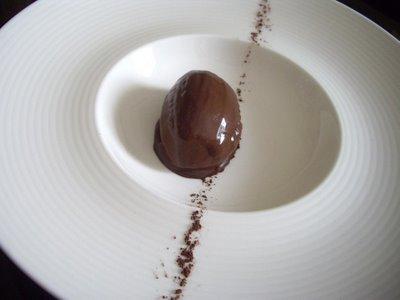 Sorbet au chocolat amer...