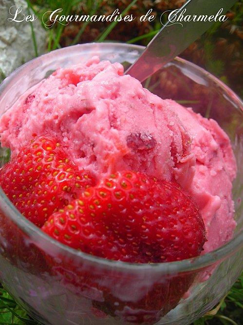 Glace à la Fraise et Wasabi