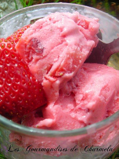 Glace à la Fraise et Wasabi