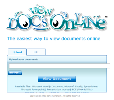 viewdocsonline ViewDocsOnline: ouvrez vos documents en ligne