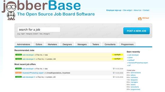 jobberbase, script php offres emplois