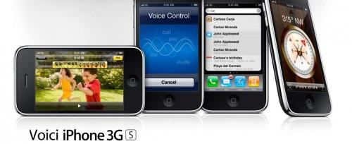 iphone 3g s 500x204 LiPhone 3GS lancé le 19 juin en France !