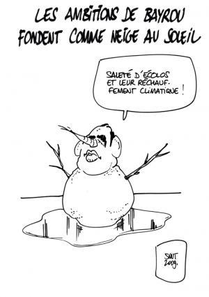 Les ambitions de Bayrou fondent comme neige au soleil