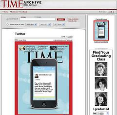 Twitter dans le Time