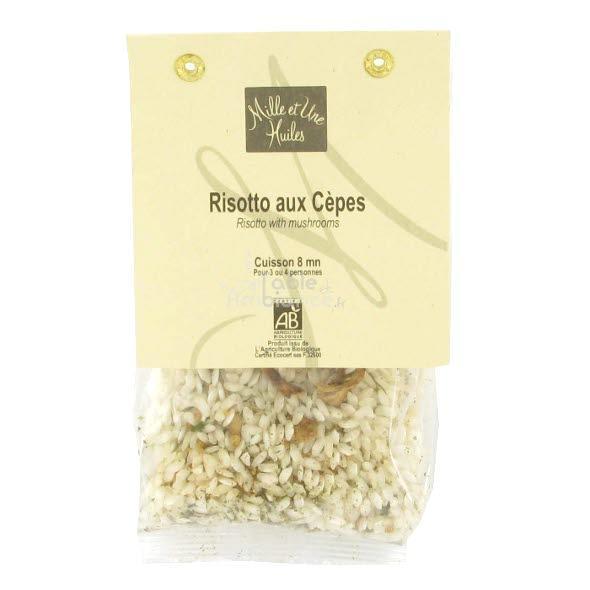 Risotto aux cèpes, Mille et Une Huiles Risotto aux cèpes, Mille et Une Huiles