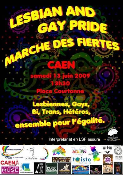 Gay Pride de Caen le 13 juin Gay Pride de Caen le 13 juin