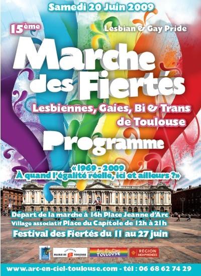 Gay, lesbienne, bi et trans Pride de Toulouse : C'est le 20 juin ! Programme !