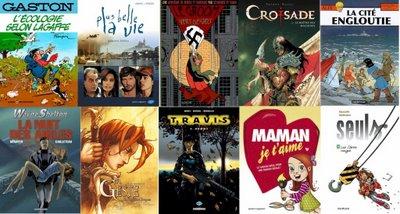 Top Ten des meilleures ventes BD hebdomadaires au 7 juin 2009
