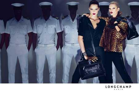 Kate Moss & Daria Werbowy pour Longchamp