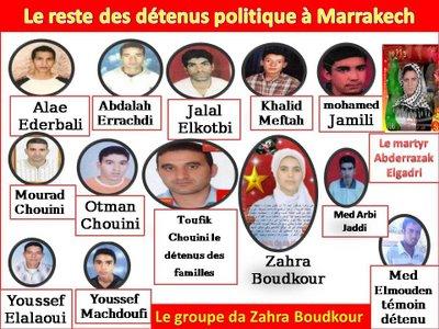Maroc / Déclarationde presse des familles des détenus politique à Marrakech (le groupe da Zahra Bou