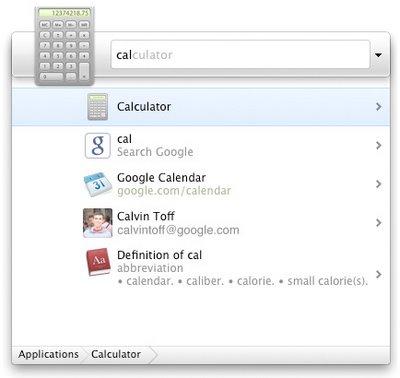 screenshot Google Quick Search Box est officiellement lancé [Mac]