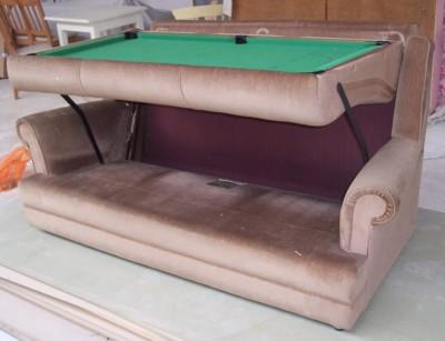 Sofa + snooker table Sofa + snooker table