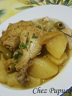 Tajine aux olives vertes & citron confit Tajine aux olives vertes & citron confit