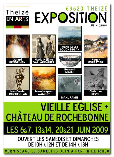 EXPO . Theizé en Arts . Juin 2009