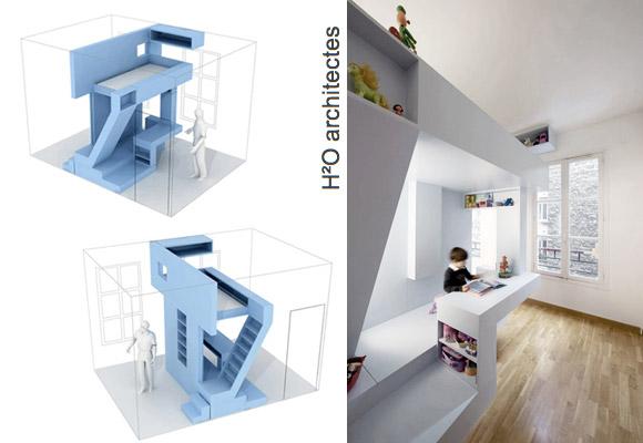 H²O ARCHITECTS // multiple use furniture