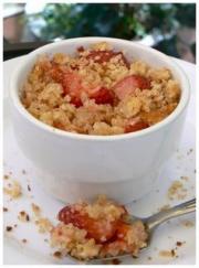 Cliquez pour agrandir : Crumble aux fraises Crumble aux fraises