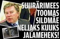 Toomas Sildmäe arrêté pour conduite état d'ivresse