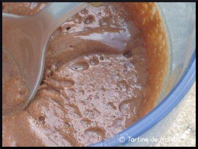 Crème mousseuse chocolat - praliné