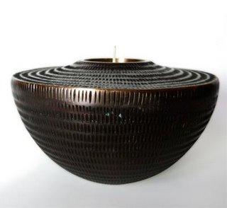 Bougeoir demi-boule cuivre Bougeoir demi-boule cuivre