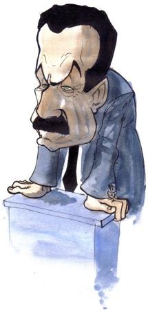 Nous surveillons de près ce petit chef qui pourrait devenir l'égal des précédents. Nous l'avons maquillé afin de garder son anonymat si jamais notre document venait à tomber dans les mains des terriens.
