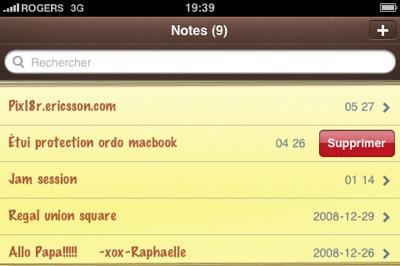 notes notes iPhone 3.0 : 12 astuces qui faciliteront votre vie