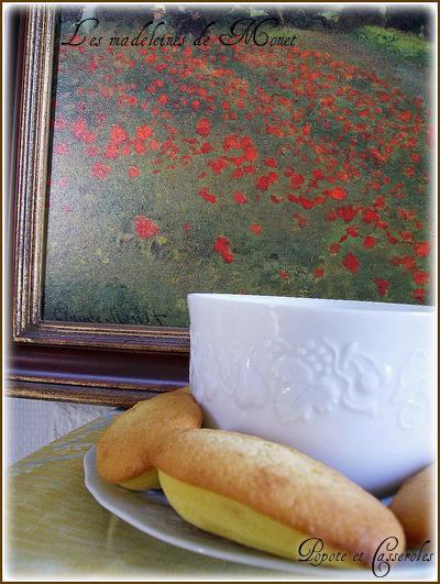 Les madeleines aux zestes de citron de Claude Monet