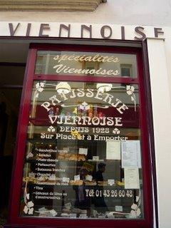 Une pâtisserie Viennoise à Paris