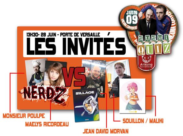 Mes Dédicaces BD/101% en public/Sushi Quiz 2009/NerdZ FNAC des Champs