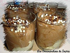 Soupe au chocolat, glace vanille (dessert express)