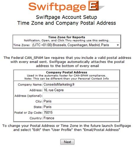 solution emailing gratuite swiftpage