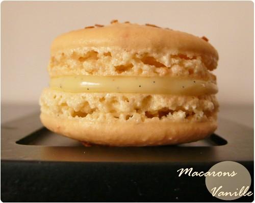 macaron-vanille2 Macarons à la vanille