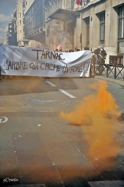 Manifestation en Soutien Aux Inculpés de Tarnac.