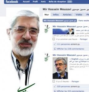 mousavi-facebook-iran