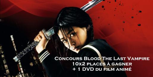 RESULTATS: Les gagnants du concours Blood the Last Vampire !