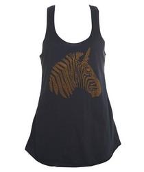 Les T-shirts imprimés tête de zèbre zebre