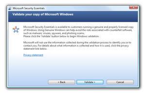 Microsoft Security Essentials Beta - 2