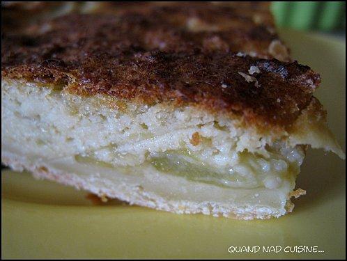 Tarte rhubarbe-pomme et crème d'amande Tarte rhubarbe-pomme et crème d'amande