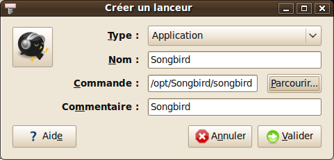 Installation de Songbird 1.2 sous Ubuntu