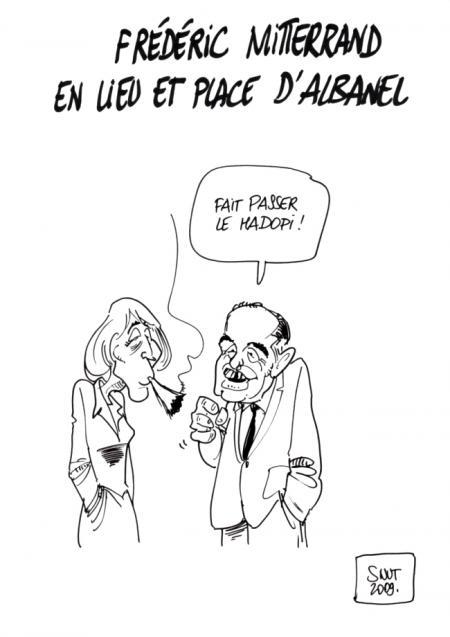 Frédéric Mitterrand remplace Albanel à la culture