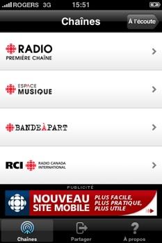 radio-canada-iphone radio canada iphone Radio Canada lance un widget et une application iPhone