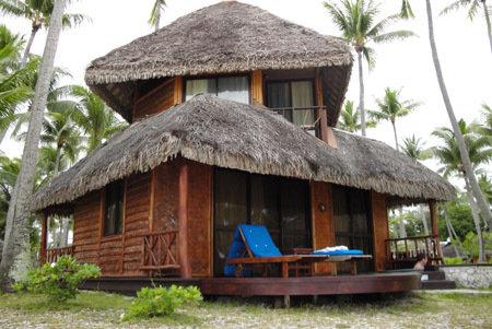 Tuamotu: Atoll de Rangiroa. Hotel Kia Ora