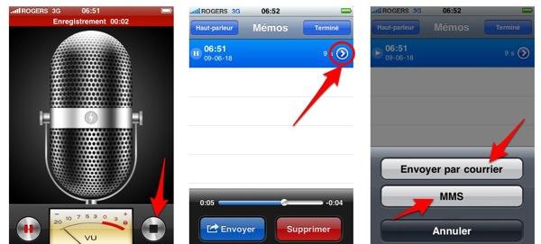 iphone memos vocal iPhone 3.0: 10 autres astuces!