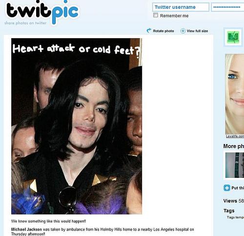 Mort de Michael Jackson: l’article original de Perez Hilton sur Twitter!