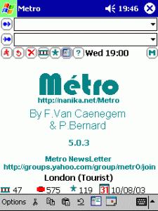 Métro pour Windows Mobile metro01