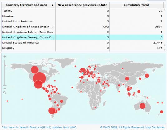 |http://gamapserver.who.int/h1n1/atlas.html?select=ZZZ&filter=filter4,confirmed Copie d'ecran - Carte interactive de l'OMS