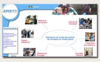 Le site de l'Aforts Éducateur, ce métier impossible - site internet Aforts